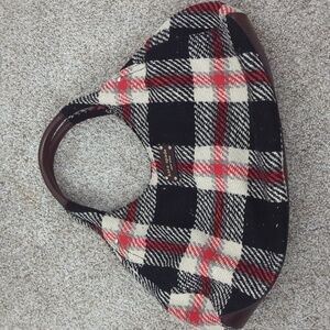Kate Spade Shon Ruby Park Wool Plaid bag
